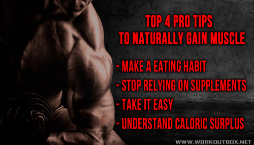 TOP 4 PRO TIPS TO NATURALLY GAIN MUSCLE