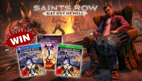 Win a free copy of Saints Row: Gat Out Of Hell for PlayStation 4, Xbox One or PC