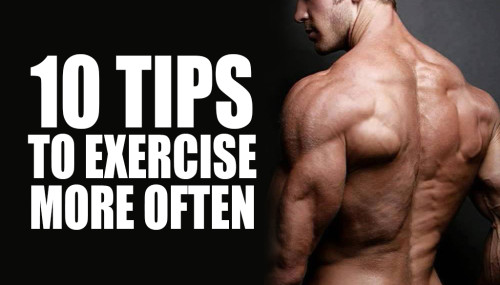10 Tips to Exercise More Often
