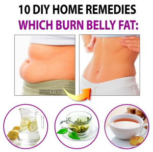 10 DIY Home Remedies Which Burn Belly Fat