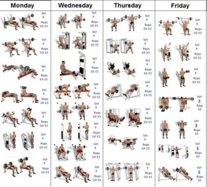 A Simple and Effective Muscle Building Schedule