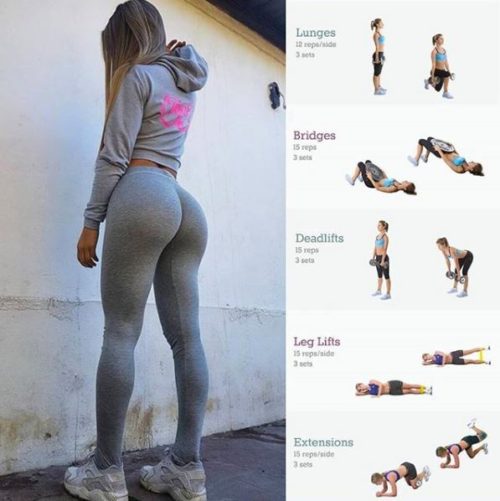 Workouts to Build a Round Booty and Toned Legs